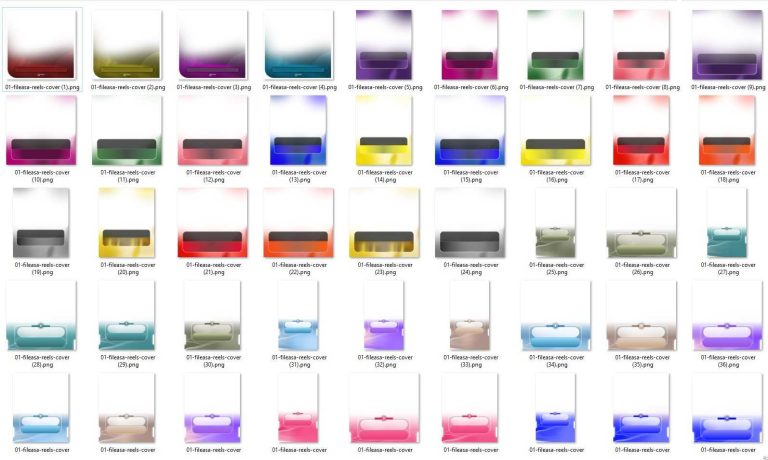 پک +900 عددی کاور آماده ریلز و پست اینستاگرام مخصوص ادیت با موبایل | PNG