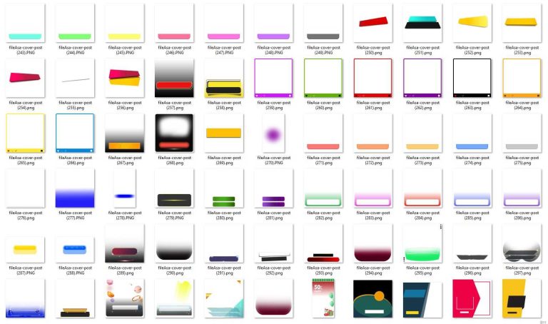 پک +900 عددی کاور آماده ریلز و پست اینستاگرام مخصوص ادیت با موبایل | PNG