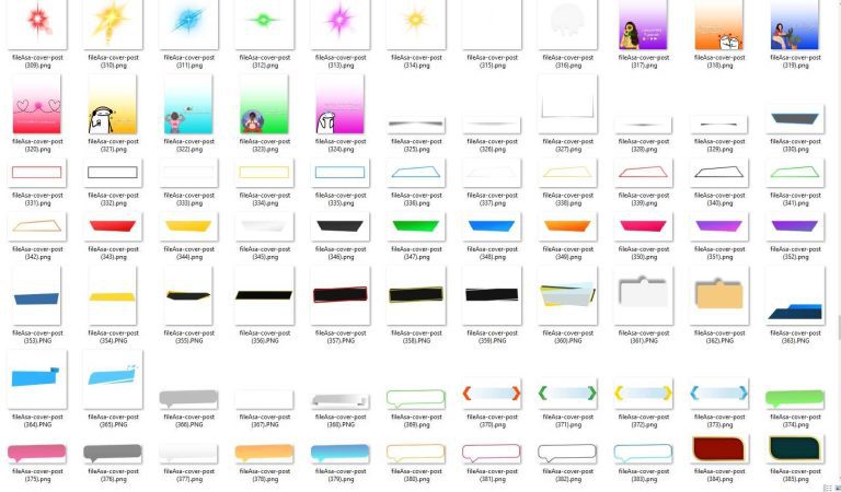 پک +900 عددی کاور آماده ریلز و پست اینستاگرام مخصوص ادیت با موبایل | PNG