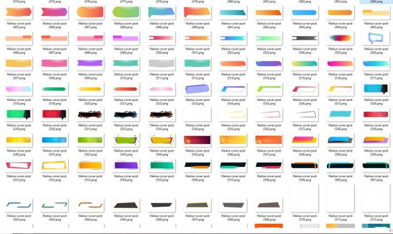 پک +900 عددی کاور آماده ریلز و پست اینستاگرام مخصوص ادیت با موبایل | PNG