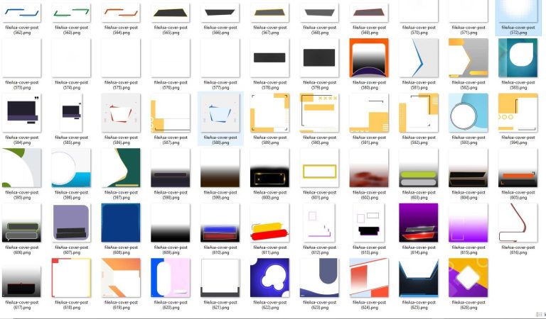 پک +900 عددی کاور آماده ریلز و پست اینستاگرام مخصوص ادیت با موبایل | PNG