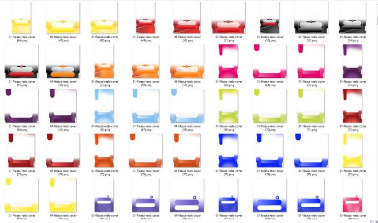 پک +900 عددی کاور آماده ریلز و پست اینستاگرام مخصوص ادیت با موبایل | PNG