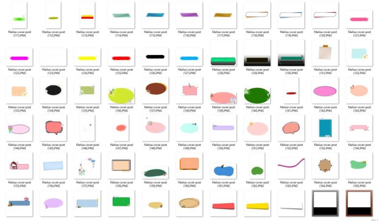 پک +900 عددی کاور آماده ریلز و پست اینستاگرام مخصوص ادیت با موبایل | PNG